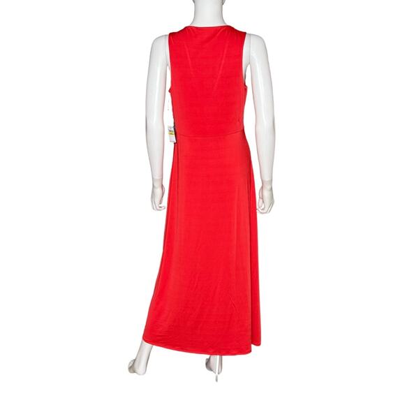 RACHEL Rachel Roy Women's Rio Red Wilonna Tie-Front A-Line Dress Sz M NWT - Picture 4 of 7